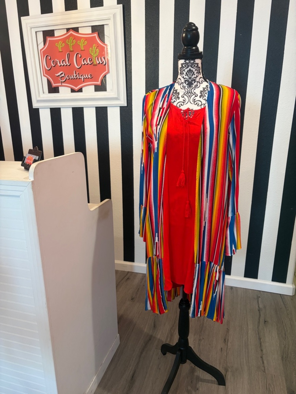 Lucky & Blessed Multicolor Serape Duster - Picture 3 of 4